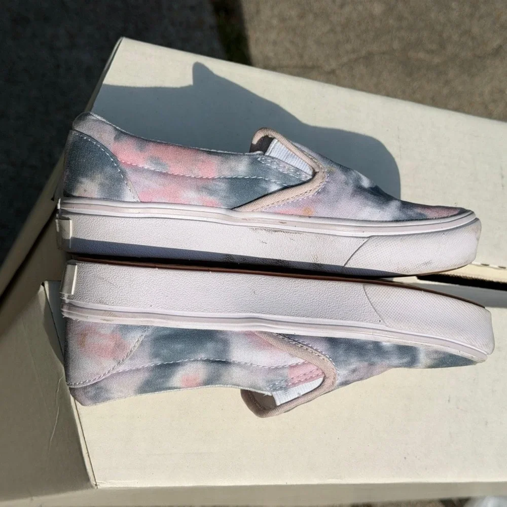 Vans Kids Cloud Wash ComfyCush Slip-On‎ Shoes in Tie-Dye